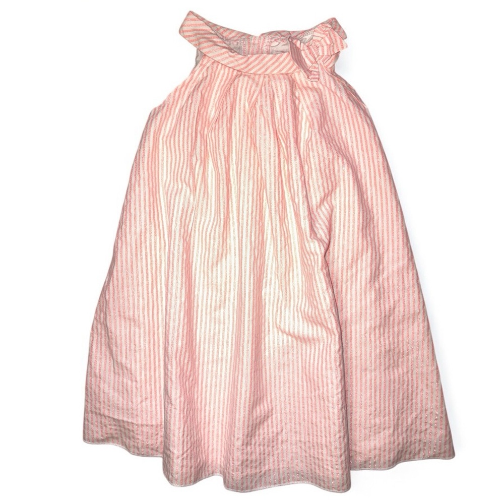 Pink Striped Sleeveless Dress Girl’s 5T